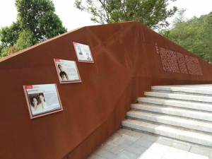 邳州耐候钢挡土墙